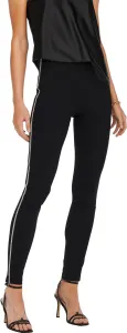 ONLY Női leggings ONLAURA Skinny Fit 15275769 Black/Silver XS