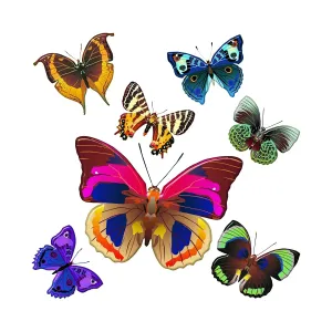 Butterflies öntapadó dekoráció, 30 x 30 cm #18715