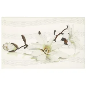 Csempe Dekor Lira White Inserto Flower 25/40