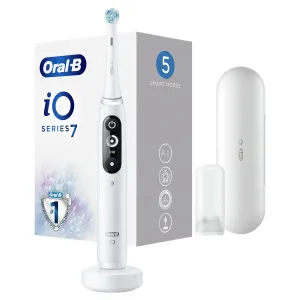 Oral B Elektromos fogkefe iO7 Series White Alabaster