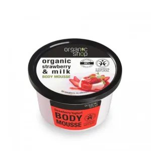 Organic Shop Testápoló hab Eper és joghurt (Body Mousse) 250 ml
