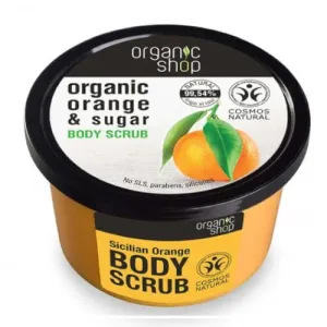 Organic Shop Tonizáló bőrradír Organic Orange & Sugar (Body Scrub) 250 ml