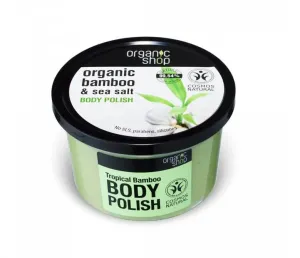 Organic Shop Bambusz és tengeri só (Body Polish) 250 ml testradír