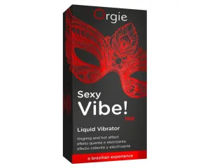 Orgie Sexy Vibe Hot stimuláló gél hölgyeknek, melegítő hatással (15 ml)