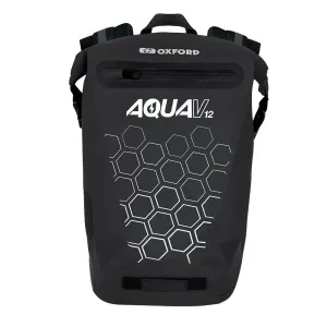 Vízhatlan hátizsák Oxford Aqua V12 Backpack 12l  fekete