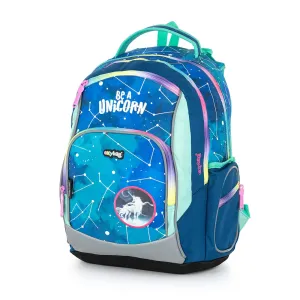 Iskolai hátizsák OXY GO Unicorn pattern