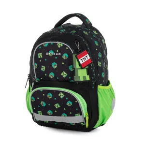 Iskolai hátizsák OXY NEXT Green Cube