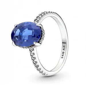 PANDORA Szikrázó kék köves gyűrű  gyűrű 190056C01 #388203