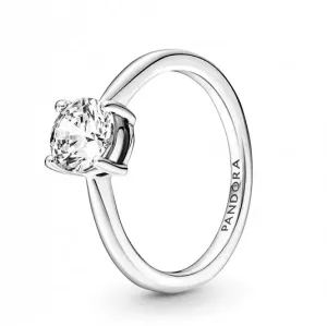 PANDORA Szikrázó szoliter gyűrű  gyűrű 190052C01 #1183401