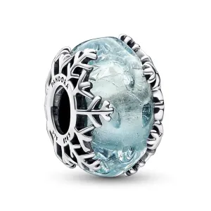 Pandora Bájos gyöngy muránói üvegből Hópehely 792377C00
