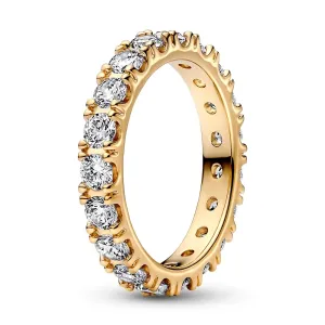 Pandora Csillogó aranyozott gyűrű Shine Eternity 160050C01 54 mm