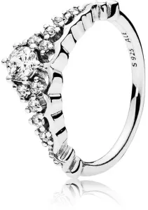 Pandora Csillogó ezüst gyűrű Tiara 196226CZ 56 mm