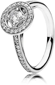 Pandora Luxus csillogó ezüst gyűrű 191006CZ 50 mm