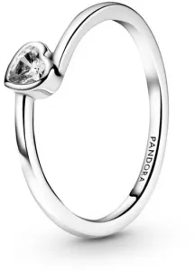 Pandora Romantikusezüst gyűrű szívvel People 199267C02 54 mm