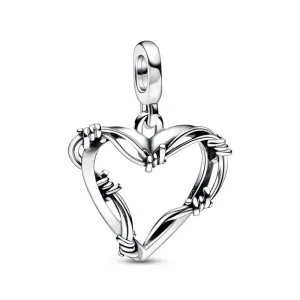 Pandora Romantikus ezüst medál Szív Me 792526C00