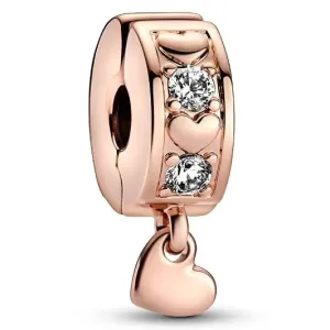 Pandora Aranyozott klip gyöngy Rose Függő szív 782253C01