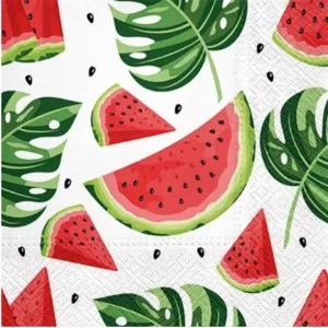 Decoupage szalvéták Tasty Watermelons  - 1 db (decoupage szalvéták)