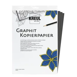 Grafit transzferpapír Hobby Line A4 - 10 lap (KREUL képátviteli papír)