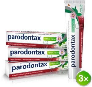 Parodontax Fogkrém vérző fogíny és fogágygyulladás ellen Herbal Fresh Tripack 3 x 75 ml