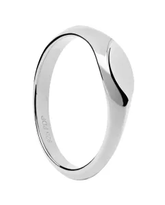 PDPAOLA Minimalista ezüst gyűrű Duke Vanilla AN02-A54 50 mm
