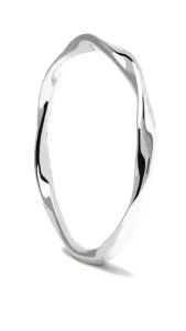 PDPAOLA Minimalista ezüst gyűrű SPIRAL Silver AN02-804 50 mm