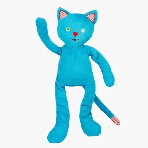 Pecičky Cherry Belly - meleg puha játék kék macska