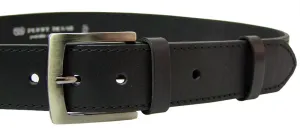 Penny Belts Férfi bőr öv 25-1-60 black 105 cm