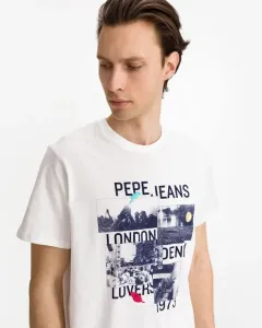 Pepe Jeans Miles Póló Fehér #611032