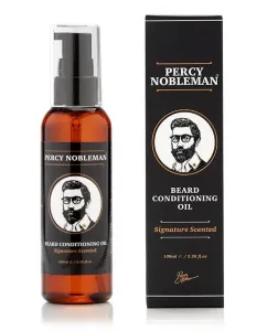Percy Nobleman Tápláló szakállápoló kondicionáló olaj fás illatjegyekkel (Beard Conditioning Oil) 100 ml