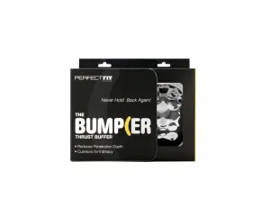 Perfect Fit The Bumper - here- és péniszgyűrű szett - fekete (2 db)