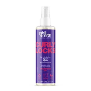 Phil Smith Be Gorgeous Spray kreppesedett és hullámos hajra Curly Locks (Curl Perfecting Spray) 200 ml
