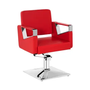Fodrász szék - 445–550 mm - 200 kg - Piros | physa