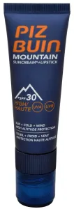 Piz Buin Napvédő krém SPF 30 és bőrvédő ajakbalzsam SPF 30 2 az 1-ben (Mountain Combi 