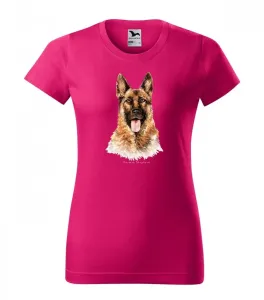 Eredeti női póló német juhászkutya szerelmeseinek XXL Rózsaszín