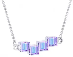Preciosa Ezüst nyaklánc kristályokkal Crystal Cubes 6062 43