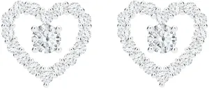 Preciosa Romantikus ezüst fülbevaló First Love cirkónium kövekkel Preciosa 5303 00