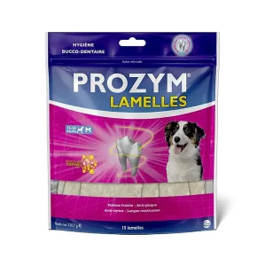 2x15db Prozym Canin Lamelles rágócsík kutyasnack - Közepes testű kutyáknak (15-25 kg)