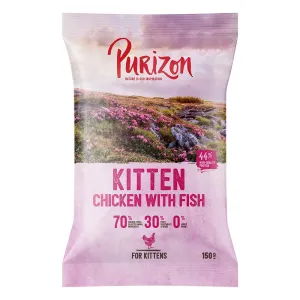 150g Kitten Purizon csirke & hal száraz kölyökmacskatáp