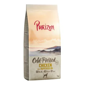 1kg Purizon Coldpressed csirke & repceolaj száraz kutyatáp