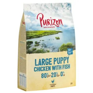 1kg Purizon Puppy Large csirke & hal - gabonamentes száraz kutyatáp #1223226