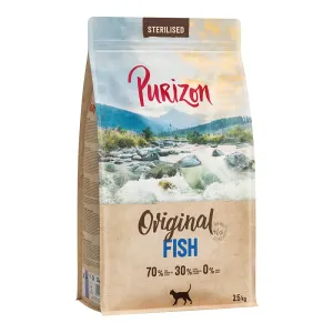 2,5kg Purizon Sterilised Adult hal gabonamentes száraz macskatáp