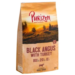 2x12kg Purizon Adult Black-Angus-marha & pulyka - gabonamentes száraz kutyatáp új receptúrával