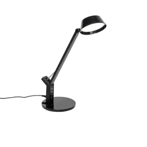 Asztali lámpa fekete érintéssel LED-del USB csatlakozással - Edward