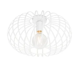 Design mennyezeti lámpa fehér 39 cm - Johanna