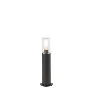 Modern álló kültéri lámpa fekete 50 cm - Rullo