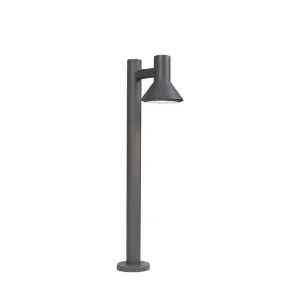 Modern álló kültéri lámpa sötétszürke 65cm - Humilis