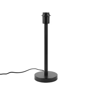 Modern asztali lámpa fekete árnyék nélkül - Simplo