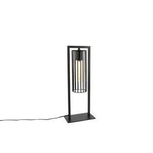 Modern asztali lámpa fekete - Balenco Wazo