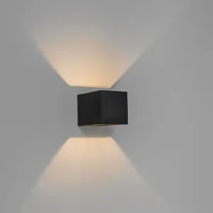 Modern fali lámpa fekete - transzfer