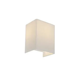 Modern fali lámpa juta fehér - Vete
